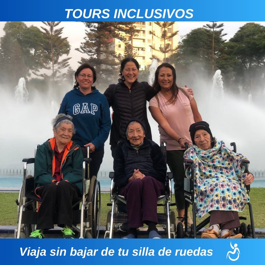Familia disfrutando de turismo adaptado en Perú con la seguridad de Vamos Accesible